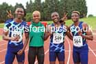 Zambian athletes, 2022 NEGP Monkton 5, Wednesday, July 20th. Photo: David T. Hewitson/Sports for All Pics
